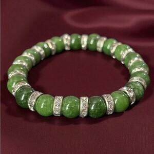 Natural jade Stone Bracelet